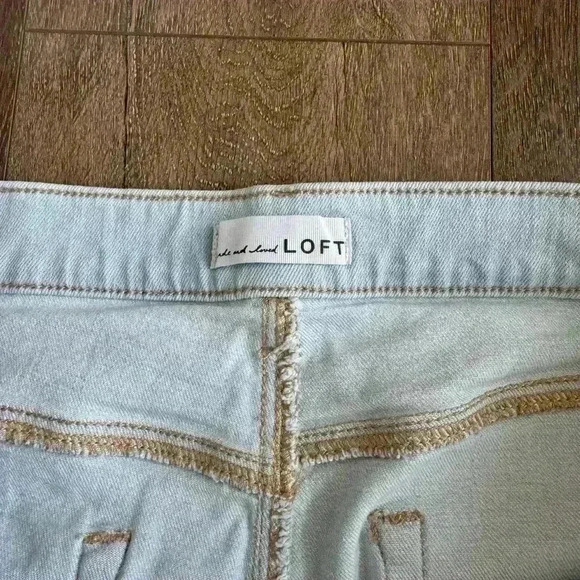 Loft Jeans.  The Girlfriend.  Women’s size 16. - Picture 3 of 6